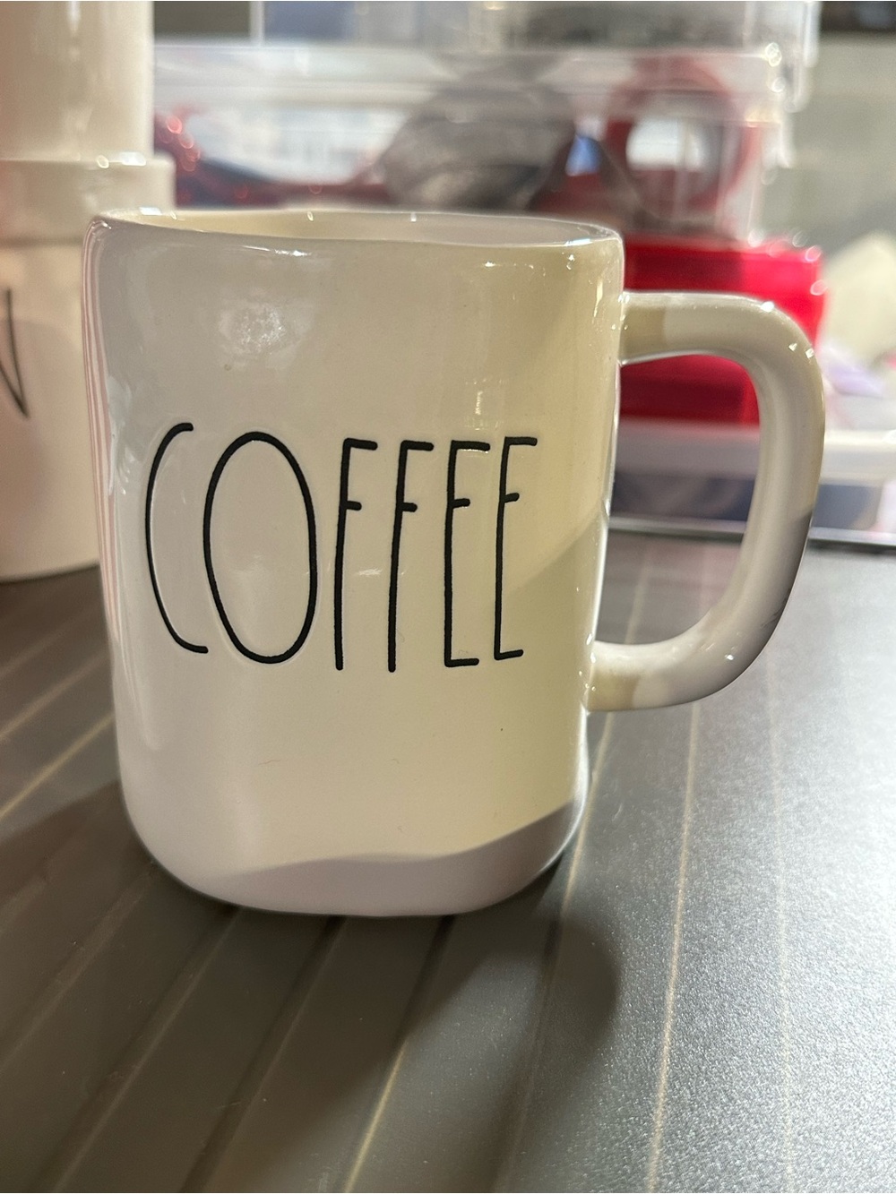 Rae Dunn OG White 'COFFEE' Ceramic Mug